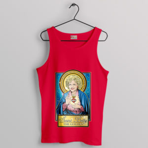 The Betty White Show Saint Jesus Red Tank Top