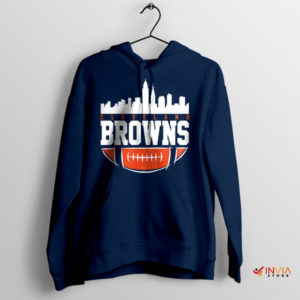 The Cleveland Browns City View Navy Hoodie