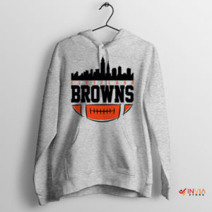 The Cleveland Browns City View Sport Grey Hoodie