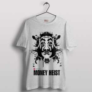 The Dali Mask Money Heist Edition Sport Grey T-Shirt