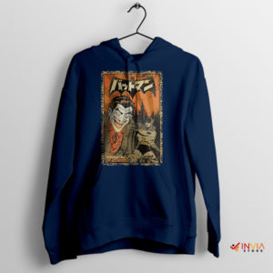 The Dark Kinght Japanese Comic Art Navy Hoodie