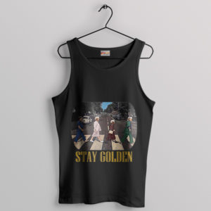 The Golden Girls Walking Abbey Black Tank Top