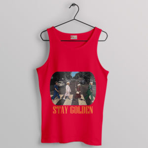 The Golden Girls Walking Abbey Red Tank Top