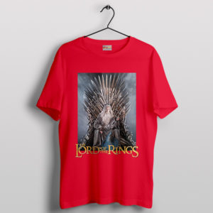 The Iron Throne Gandalf White Wizard Red T-Shirt