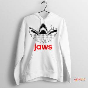 The Jaws of Life Adidas Symbol White Hoodie