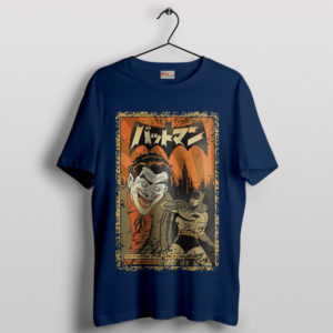 The Joker Dark Knight Japanese Navy T-Shirt