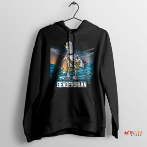 The Mandalorian Bender Futurama Door Hoodie