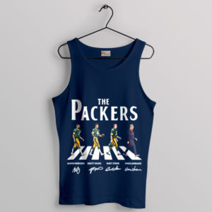 The Packers Merch Abbey Signature Navy Tank Top