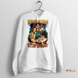 The Real Slim Shady Eminem Merch White Hoodie