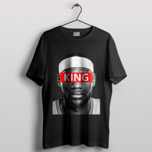 The Return of The King Lebron Face Black T-Shirt