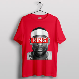 The Return of The King Lebron Face Red T-Shirt