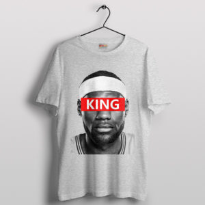 The Return of The King Lebron Face Sport Grey T-Shirt