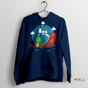 Timeless Charlie Snoopy Woodstock Navy Hoodie