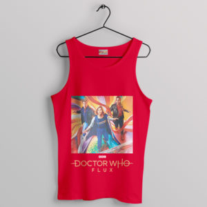 Timey-Wimey Doctor Who Series 13 Red Tank Top