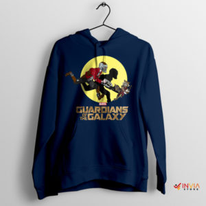 Tintin Adventures with Star-Lord Navy Hoodie