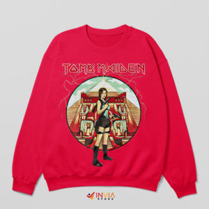 Tomb Raider Number of The Beast Red Sweatshirt