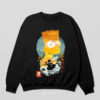 Traditional Ukiyo-E Art Bart Simpson Sweatshirt