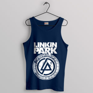 Tribute Lead Singer of Linkin Park Navy vTank Top