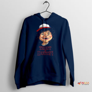 Trust in Dustin Netflix Stranger Things 4 Navy Hoodie