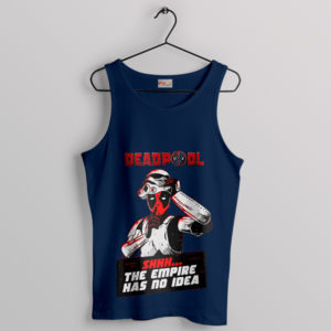 Ultimate Deadpool Mandalorian Stormtrooper Navy Tank Top