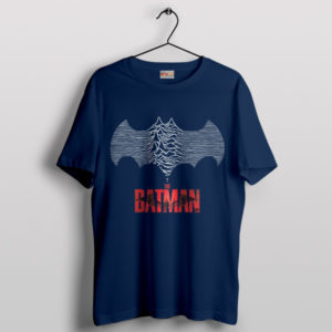 Unknown Pleasures Batman Arkham Knight Navy T-Shirt