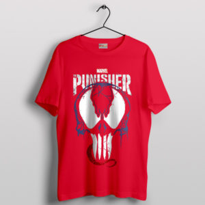 Venom 1994 The Punisher Logo Red T-Shirt