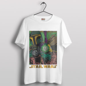 Vintage Book Boba Fett Armor Metal T-Shirt