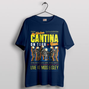 Vintage Cantina Band Star Wars Vibes Navy T-Shirt