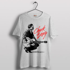 Vintage Chuck Berry Songs Graphic Sport Grey T-Shirt