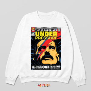 Vintage Comic Under Pressure Song Sweatshirt