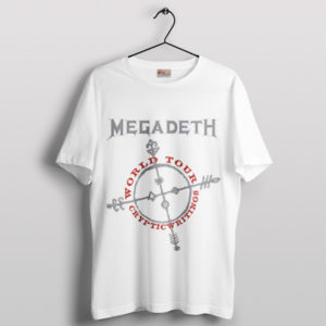 Vintage Cryptic Writings Album Art White T-Shirt