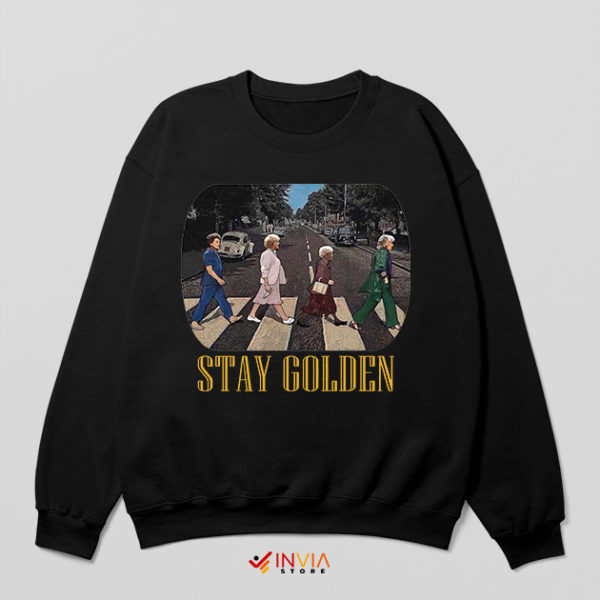 Vintage Golden Girls Abbey Road Black Sweatshirt