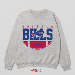 Vintage NFL Buffalo Bills Graphic Sport Grey Sweatshirt