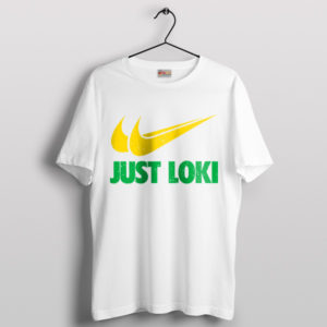 Vintage Nike Marvel Loki Logo White T-Shirt