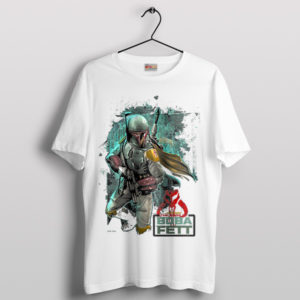 Vintage Star Wars Boba Fett Armor White T-Shirt