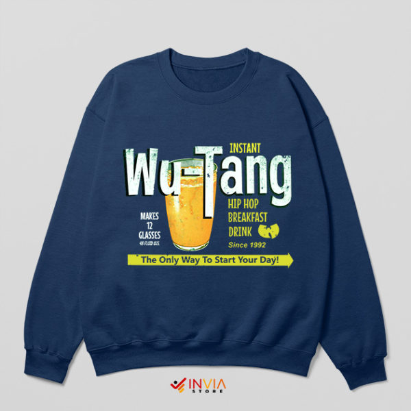 Vintage Wu Tang Clan 90s Drink Navy Sweatshirt