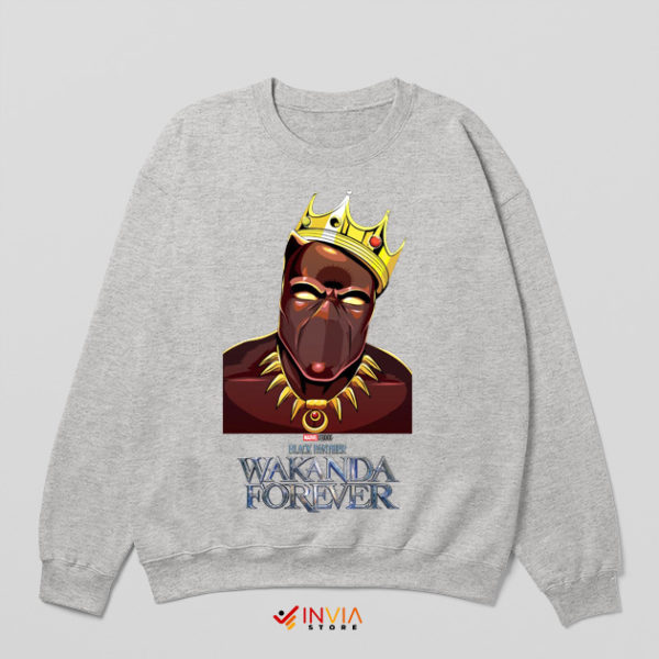 Wakanda Biggie Small Notorious Sport Grey Sweatshirt