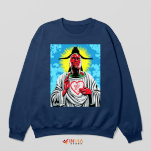 Wandavision To Grow Old in V Navy Sweatshirt