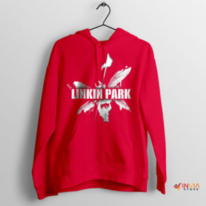 Wings Butterfly Hybrid Theory Album Red Hoodie