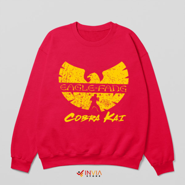 Wu Tang Clan Eagle Fang Karate Red Sweatshirt