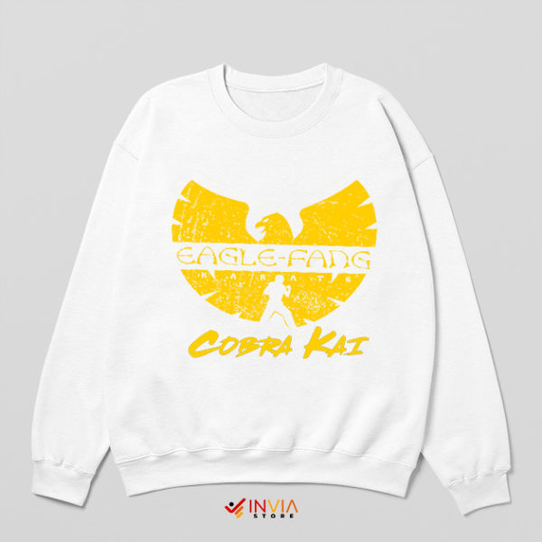 Wu Tang Clan Eagle Fang Karate White Sweatshirt