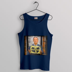 Wu-Tang Clan Logo Meets Mr. Rogers Navy Tank Top