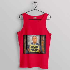 Wu-Tang Clan Logo Meets Mr. Rogers Red Tank Top