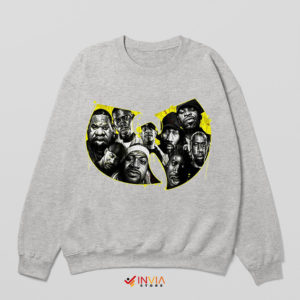 Wu Tang Clan Songs Tour Paint Art Sport Grey Sweatshirt