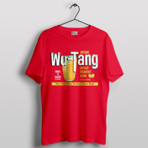 WuTang Hip Hop Breakfast Drink Red T-Shirt