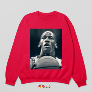 Young Michael Jordan Practice Red Sweatshirt