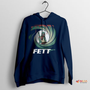 007 James Bond Boba Fett Agent Navy Hoodie