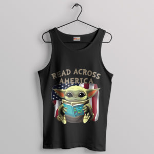 A Galaxy of Book Baby Yoda RAA Black Tank Top