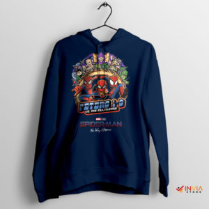 Across Dimensions Spider-Man Peter 1-3 Navy Hoodie