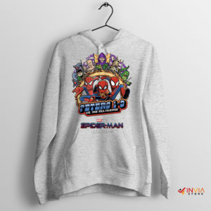 Across Dimensions Spider-Man Peter 1-3 Sport Grey Hoodie